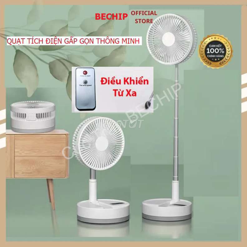 QUẠT TÍCH ĐIỆN GẤP GỌN ĐỂ BÀN CÓ ĐIỀU KHIỂN CTB206