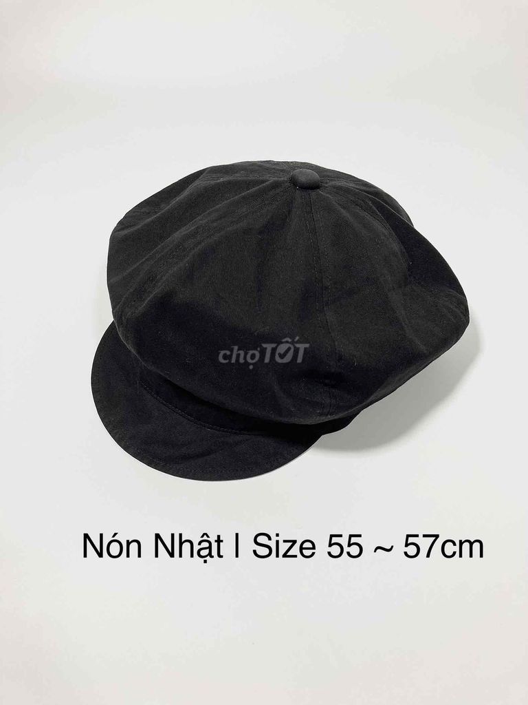 Nón Unisex Đen Nhật Size 55 ~ 57cm. Mua bán Phụ kiện thời trang khác tại Quận Thanh Khê Đà Nẵng được đăng bởi Glee 2Hand  hình 1
