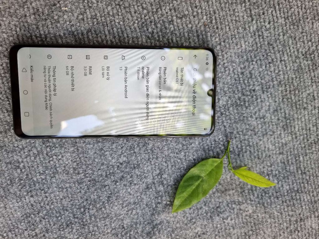 Realme C51 64GB Xám Android 13. Mua bán Điện thoại tại Quận Liên Chiểu Đà Nẵng được đăng bởi Bảo Lâm hình 1
