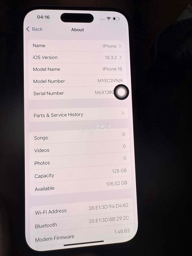 iPhone 16 128GB Hồng 99%