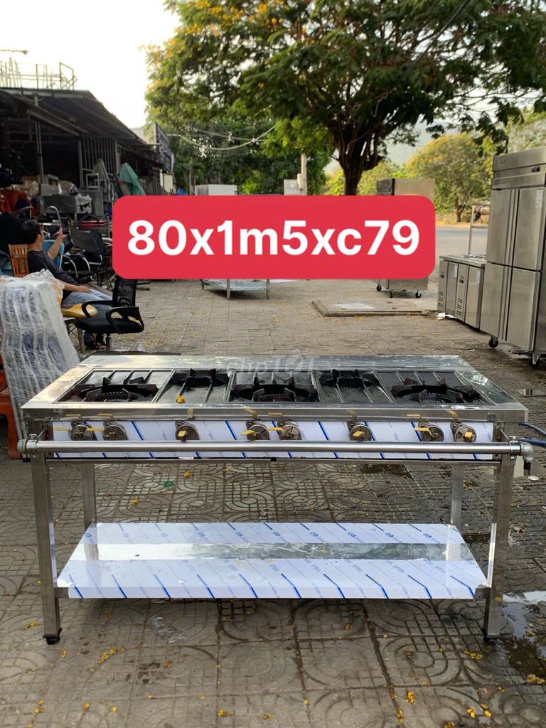 Bếp ga công nghiệp Inox 80x1m5x79. Dịch vụ dọn dẹp nhà tại Quận Sơn Trà Đà Nẵng được đăng bởi THẾ GIỚI ĐỒ CŨ ĐÀ NẴNG hình 1