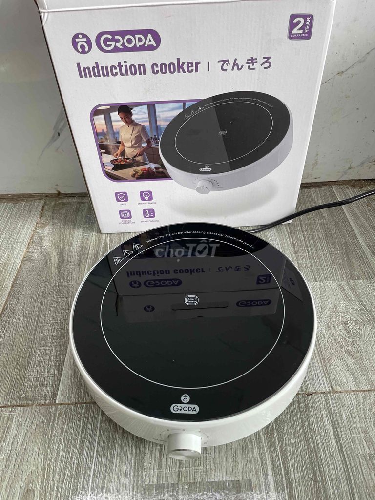Bếp từ GROPA Trắng 2200W. Mua bán Bếp, lò, đồ điện nhà bếp tại Quận Hoàn Kiếm Hà Nội được đăng bởi my my hình 1