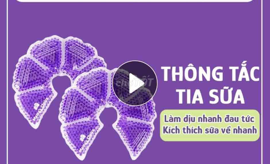 Túi chườm Tím Thông tắc tia sữa. Mua bán Mẹ và bé tại Thành phố Bà Rịa Bà Rịa - Vũng Tàu được đăng bởi Nguyễn Đăng Bảo Quyên hình 1