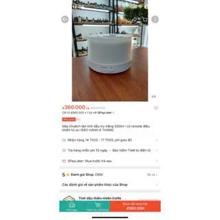 Máy phun tinh dầu 500ml có remote điều khiển từ xa. Mua bán Nội thất, đồ gia dụng khác tại Thành phố Dĩ An Bình Dương được đăng bởi hàng mới thanh lý 1 nữa giá