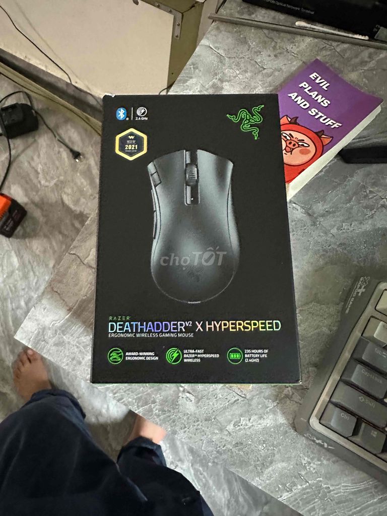 Chuột gaming Razer DeathAdder V2 X Không dây Đen. Mua bán Phụ kiện (Màn hình, Chuột...) tại Quận Dương Kinh Hải Phòng được đăng bởi Brian hình 1