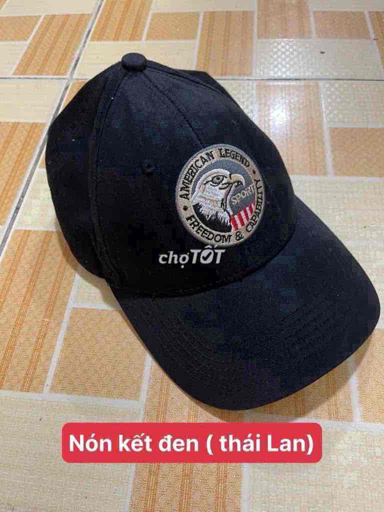 Nón kết thai lan màu đen