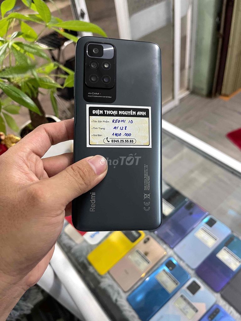 Xiaomi Redmi 10 4GB 128GB Đen Đã sử dụng. Mua bán Điện thoại tại Thị xã Phú Mỹ Bà Rịa - Vũng Tàu được đăng bởi Nguyễn Anh hình 1