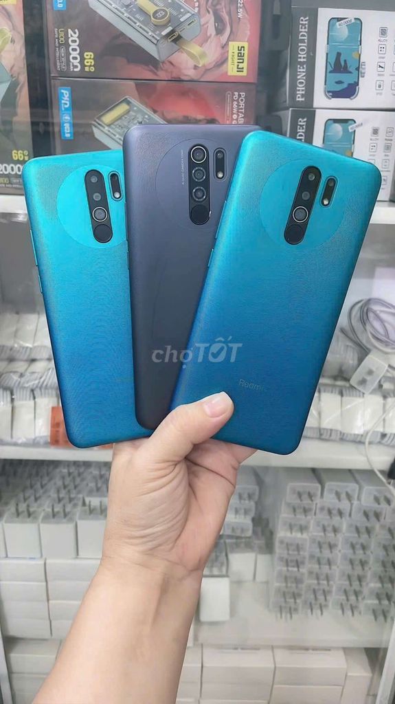 Xiaomi Redmi 9 64GB Xanh, Xám Like New. Mua bán Điện thoại tại Quận Bình Tân Tp Hồ Chí Minh được đăng bởi Smart O84va 32445bon tam hình 1