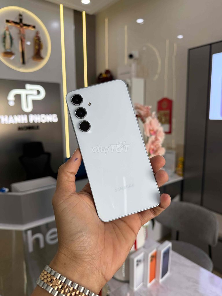 Samsung A55 5G 256GB Trắng 99%. Mua bán Điện thoại tại Thành phố Cà Mau Cà Mau được đăng bởi Thanh phong  hình 1