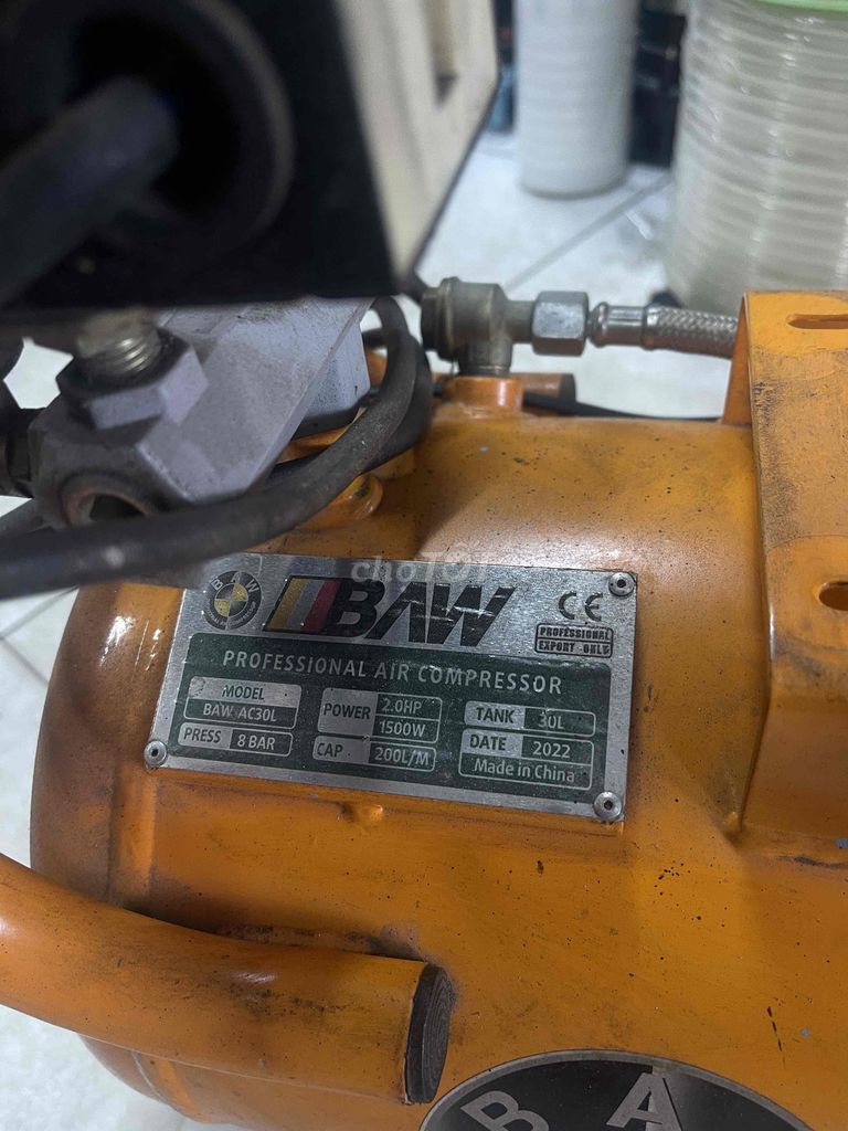 Bình nén khí BAW AC30L. Mua bán Đồ chuyên dụng, Giống nuôi trồng tại Thành phố Vĩnh Long Vĩnh Long được đăng bởi Trần Trung Hậu hình 1