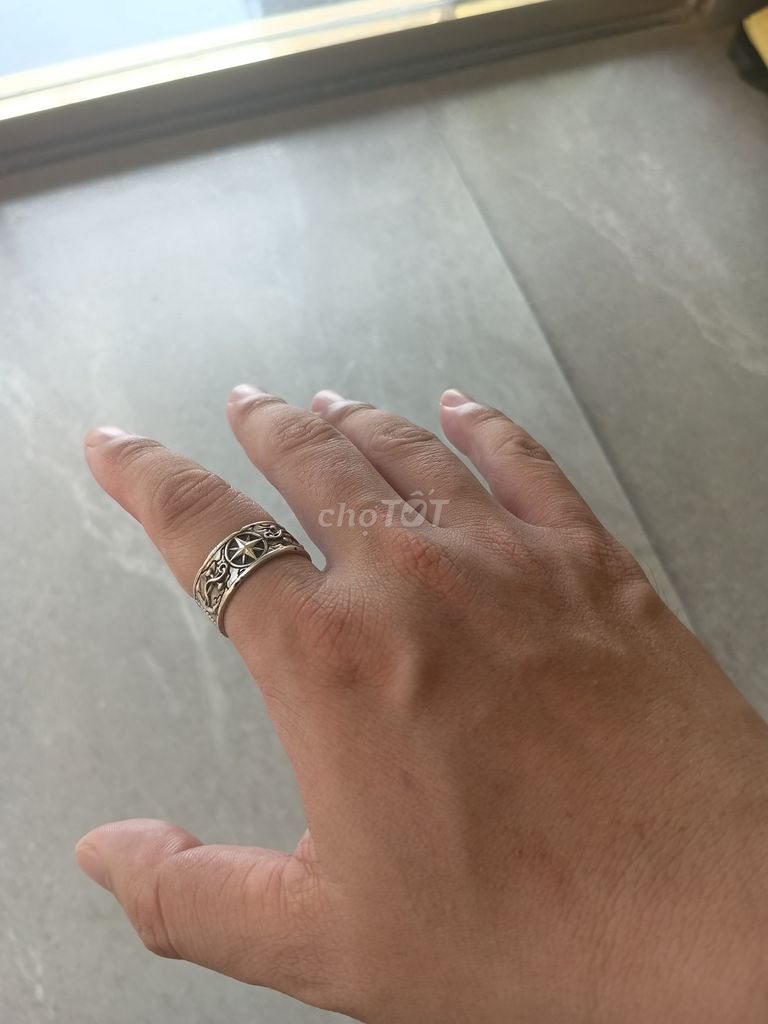 Nhẫn Bạc Unisex Ngôi sao phương Bắc. Mua bán Phụ kiện thời trang khác tại Huyện Bình Chánh Tp Hồ Chí Minh được đăng bởi Lê Dương hình 1
