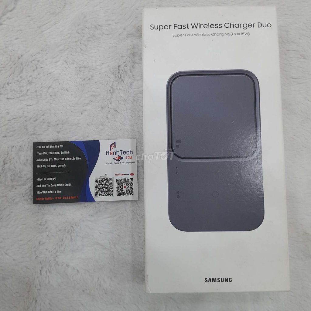 Sạc  Samsung Super Fast Wireless Charger Duo. Mua bán Phụ kiện (Màn hình, Chuột...) tại Quận 3 Tp Hồ Chí Minh được đăng bởi Hạnh Tech hình 1