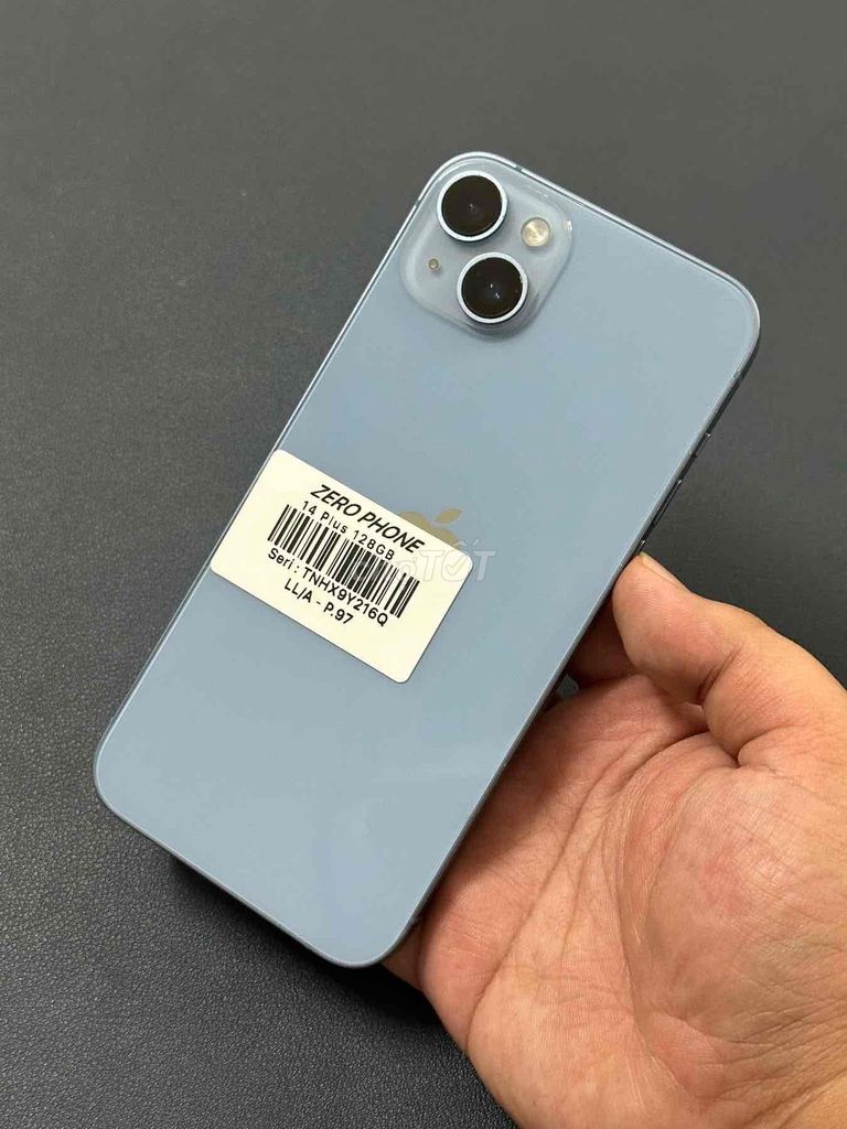 Apple iPhone 14 Plus 128GB Xám 97%. Mua bán Điện thoại tại Thành phố Biên Hòa Đồng Nai được đăng bởi TRƯƠNG HUY HOÀNG hình 1