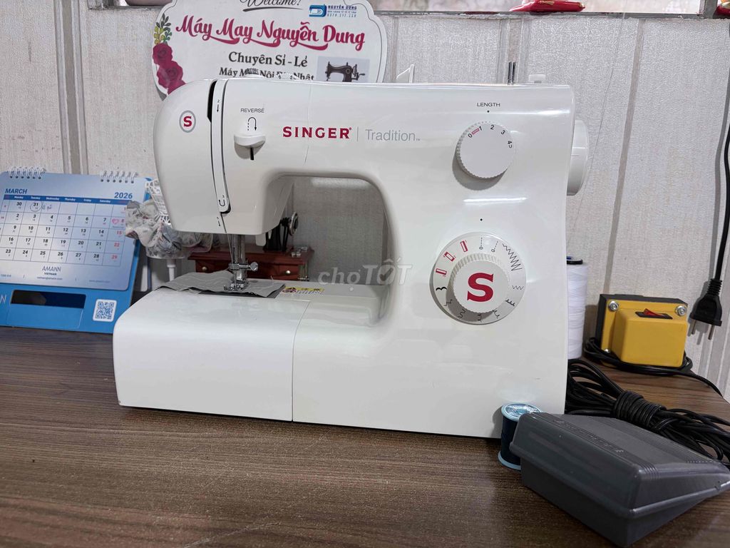 Máy may Singer Tradition Trắng. Mua bán Đồ chuyên dụng, Giống nuôi trồng tại Quận Tân Phú Tp Hồ Chí Minh được đăng bởi Máy may Nguyễn Dung  hình 1