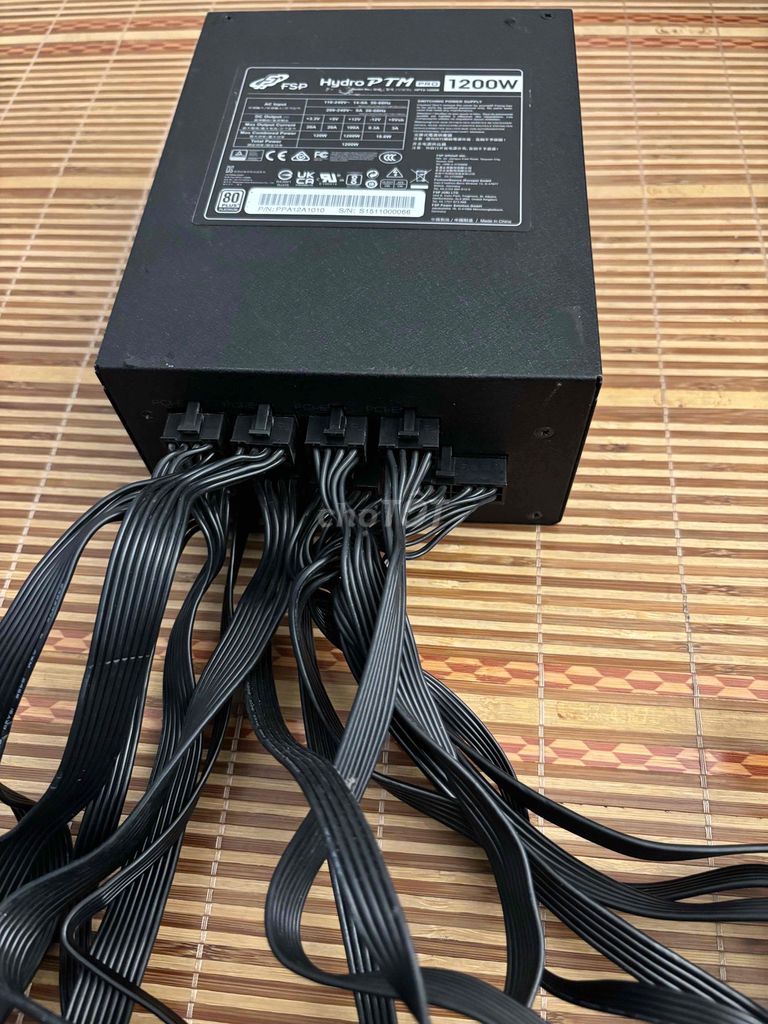 Nguồn FSP Hydro PTM Pro 1200W Đen. Mua bán Linh kiện (RAM, Card...) tại Huyện Kim Bảng Hà Nam được đăng bởi Trần Tuấn Nghĩa hình 1