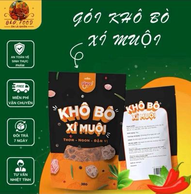 Combo 5 gói khô bò xí muội. Mua bán Đồ ăn, thực phẩm và các loại khác tại Quận Ba Đình Hà Nội được đăng bởi Đồ Ăn Vặt OHO FOOD