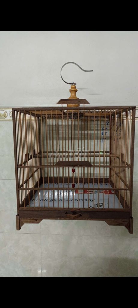 Lồng chim gỗ vuông thái. Mua bán Phụ kiện, Thức ăn, Dịch vụ tại Huyện Long Hồ Vĩnh Long được đăng bởi Thanh Trung hình 1
