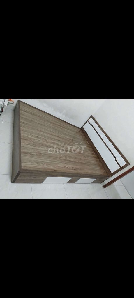 GIƯỜNG HỘP GỖ CÔNG NGHIỆP MDF 1M6 2M CÓ 2 HỘP KÉO . Mua bán Giường, chăn ga gối nệm tại Thành phố Thuận An Bình Dương được đăng bởi Phương hoa hình 1