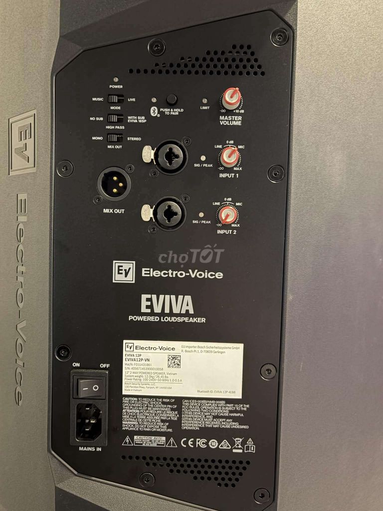 Loa Electro-Voice EVIVA 12P Đen Full box. Mua bán Tivi, Âm thanh tại Huyện Cẩm Mỹ Đồng Nai được đăng bởi Nguyễn Lý hình 1