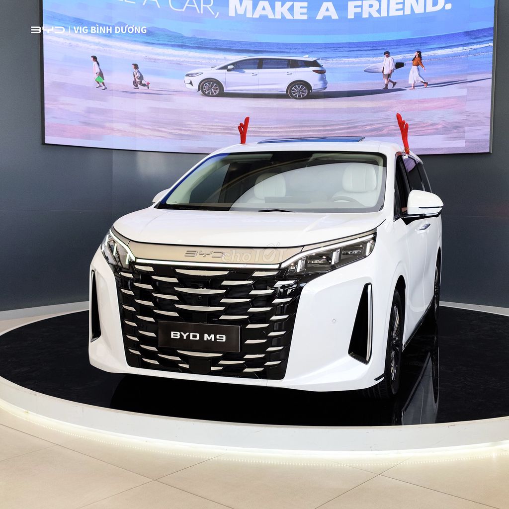 BYD M9 Premium Trắng 7 chỗ. Mua bán Ô tô tại Thành phố Thuận An Bình Dương được đăng bởi BYD VIG BÌNH DƯƠNG hình 1