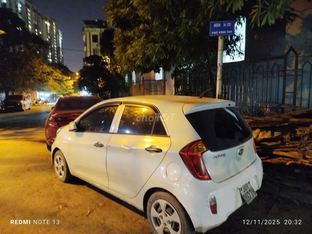 Kia Morning 2014 màu Trắng. Mua bán Ô tô tại Quận Hai Bà Trưng Hà Nội được đăng bởi Giang Tran hình 4