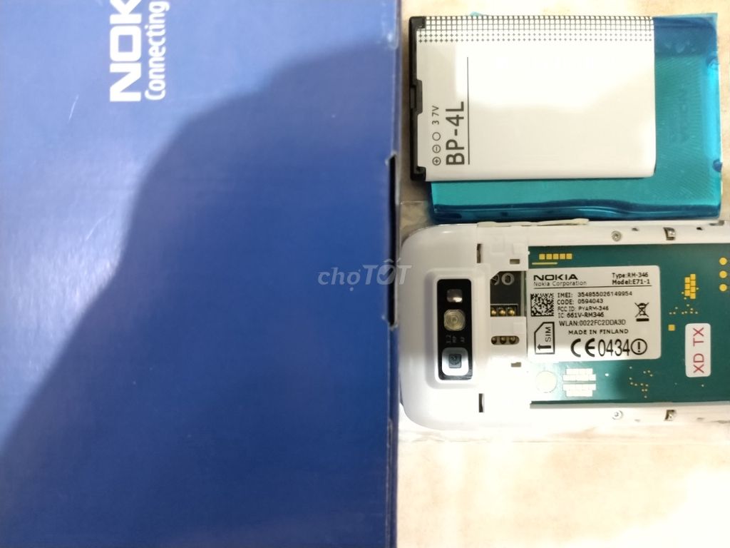 Điện thoại Nokia E71 Finland full box 99 nhiều màu. Mua bán Điện thoại tại Quận Đống Đa Hà Nội được đăng bởi LÊ MINH hình 6