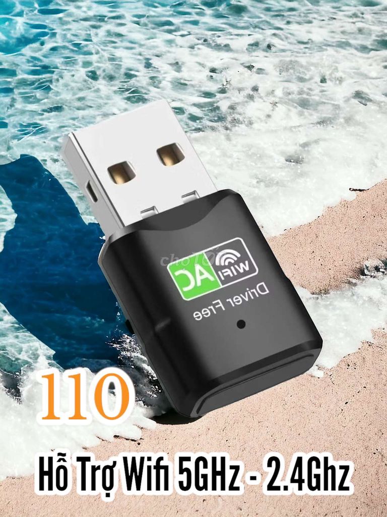 Ưu Đãi Usb Thu wifi 2 băng tầng 5Gh - 2 4Gh