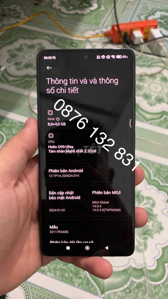 Note 13 pro 8/256 chính hãng. Mua bán Điện thoại tại Thị xã Phổ Yên Thái Nguyên được đăng bởi Anh Tran hình 1