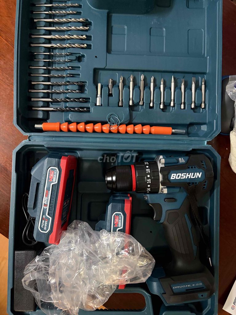 Máy khoan pin BOSHUN 60N. Mua bán Đồ chuyên dụng, Giống nuôi trồng tại Quận Nam Từ Liêm Hà Nội được đăng bởi Nguyễn Duy hình 1