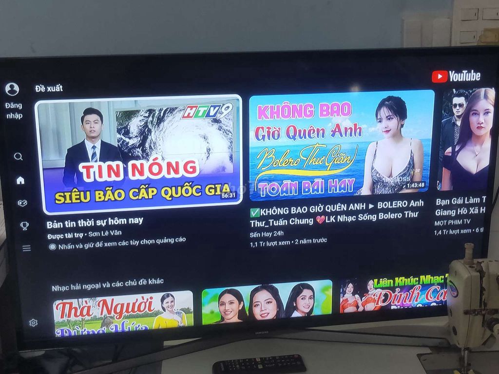 Smart tv samsung40in wifi yotube chạy nhanh dvb t2