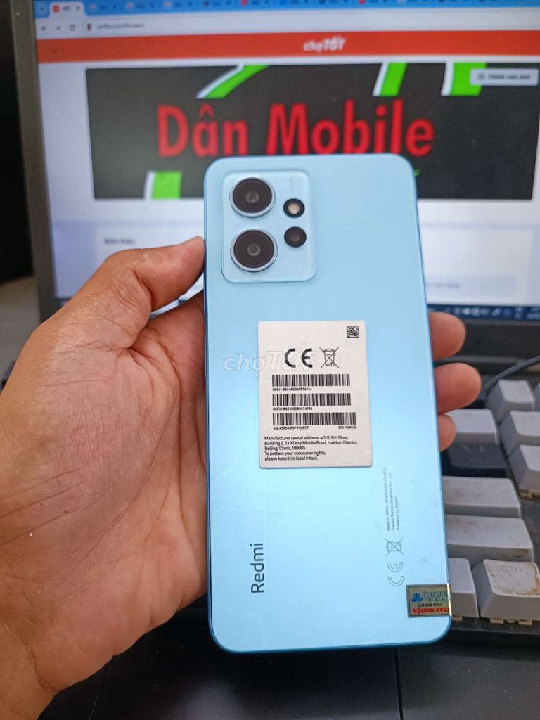 XIAOMI REDMI NOTE 12 4GB.128GB PIN 5000 SNAP 685