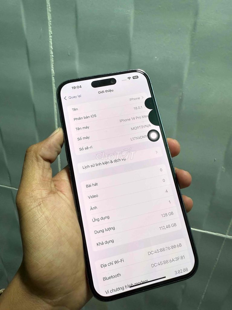 iphone 14 pro max 128gb VN