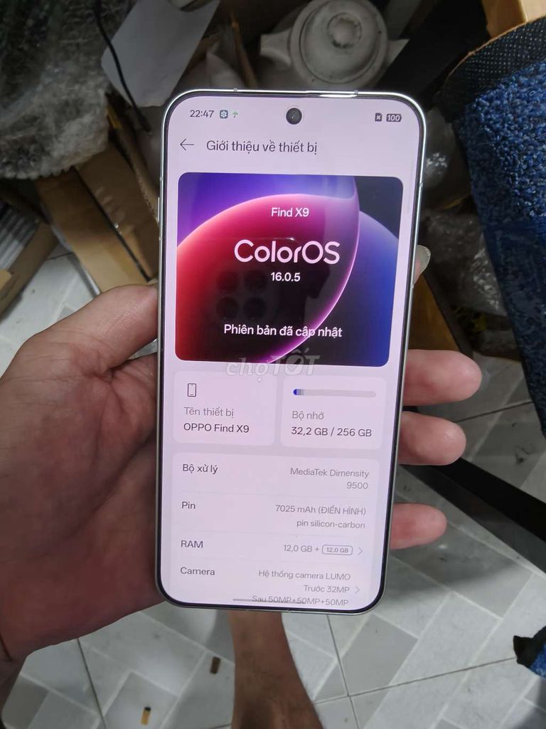 OPPO Find X 9 bạc 12-256 ngon. Mua bán Điện thoại tại Huyện Châu Thành Bến Tre được đăng bởi Từ Tuấn Bến Tre hình 1