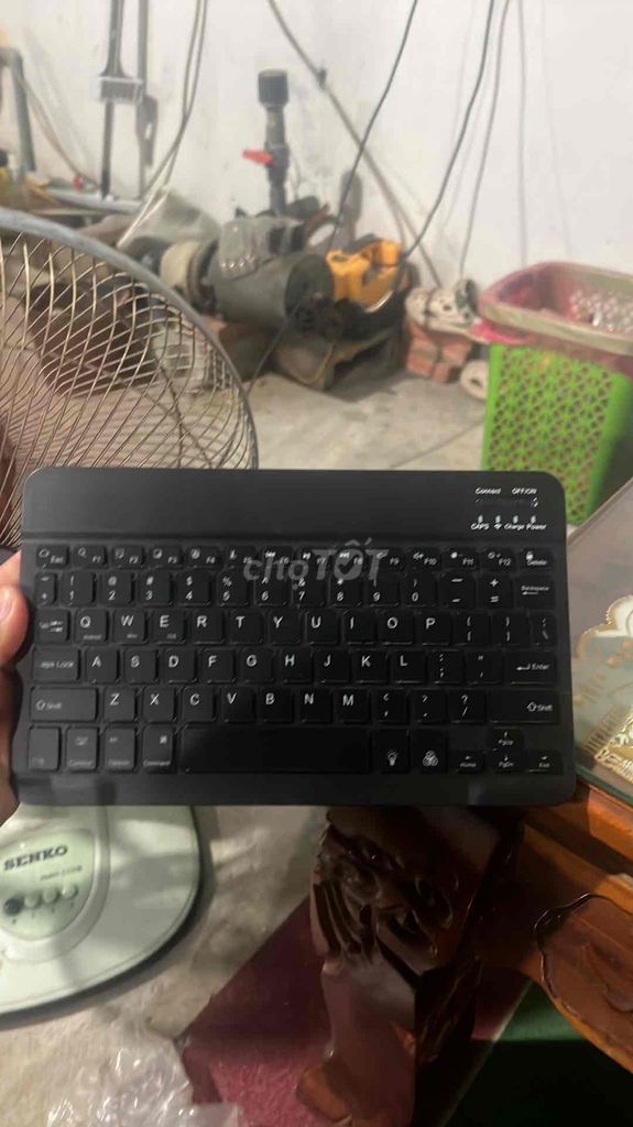 Bàn phím Bluetooth Đen. Mua bán Phụ kiện (Màn hình, Chuột...) tại Huyện Hòa Thành Tây Ninh được đăng bởi Khang hình 1