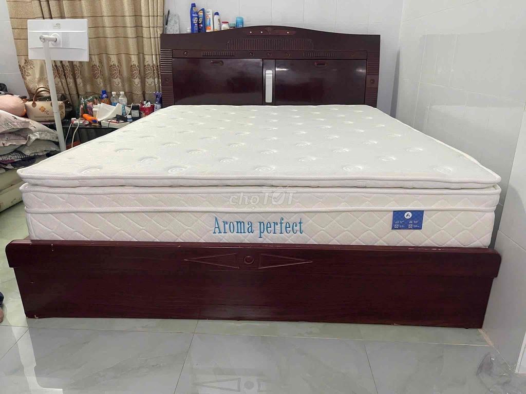 Nệm lò xo Aroma Perfect 1m6x2m Trắng. Mua bán Giường, chăn ga gối nệm tại Quận Thốt Nốt Cần Thơ được đăng bởi Nệm Giá Kho Thốt Nốt hình 1