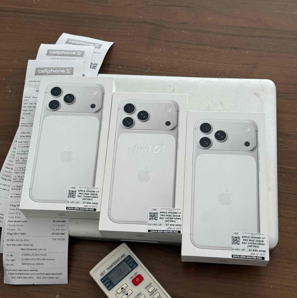 Apple iPhone 17 Pro Max 256GB. Mua bán Điện thoại tại Huyện Mê Linh Hà Nội được đăng bởi TRẢ GÓP DUYỆT HỒ SƠ hình 1