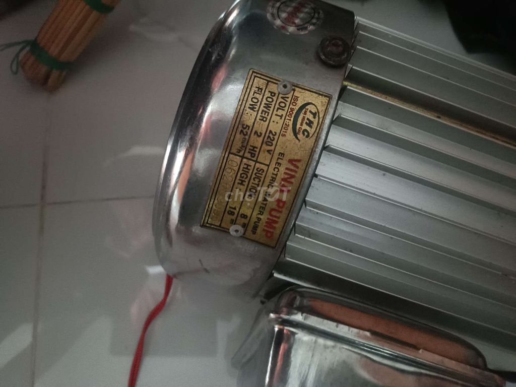 Máy bơm nước VINA PUMP 220V 2 HP. Mua bán Nội thất, đồ gia dụng khác tại Huyện Hóc Môn Tp Hồ Chí Minh được đăng bởi Mrtt Nun hình 1