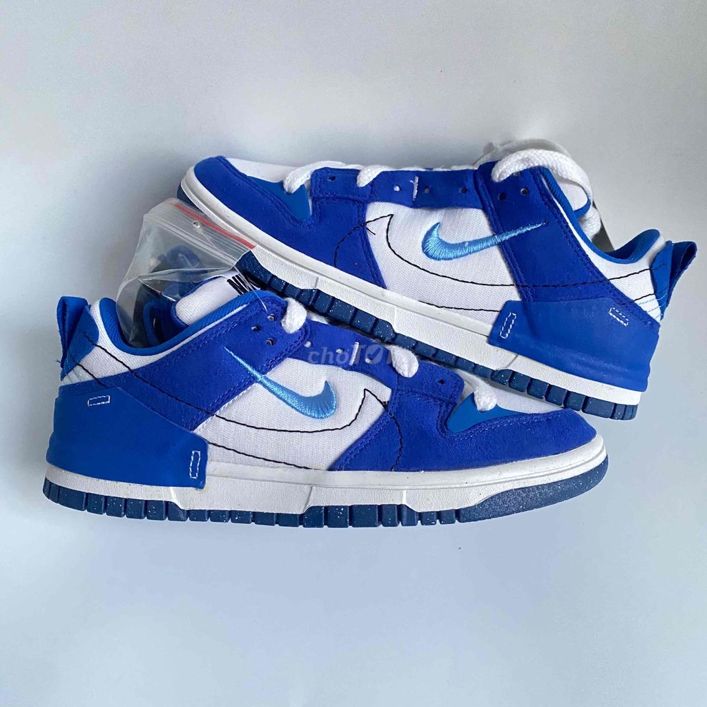 Giày Dunk Low Discript Blue Size 36.5-37.5