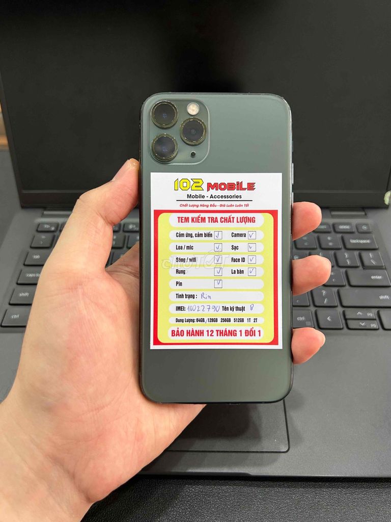 iPhone 11 Pro 64GB Xanh máy đẹp full chức năng. Mua bán Điện thoại tại Thành phố Buôn Ma Thuột Đắk Lắk được đăng bởi Nguyễn Hoàng hình 1