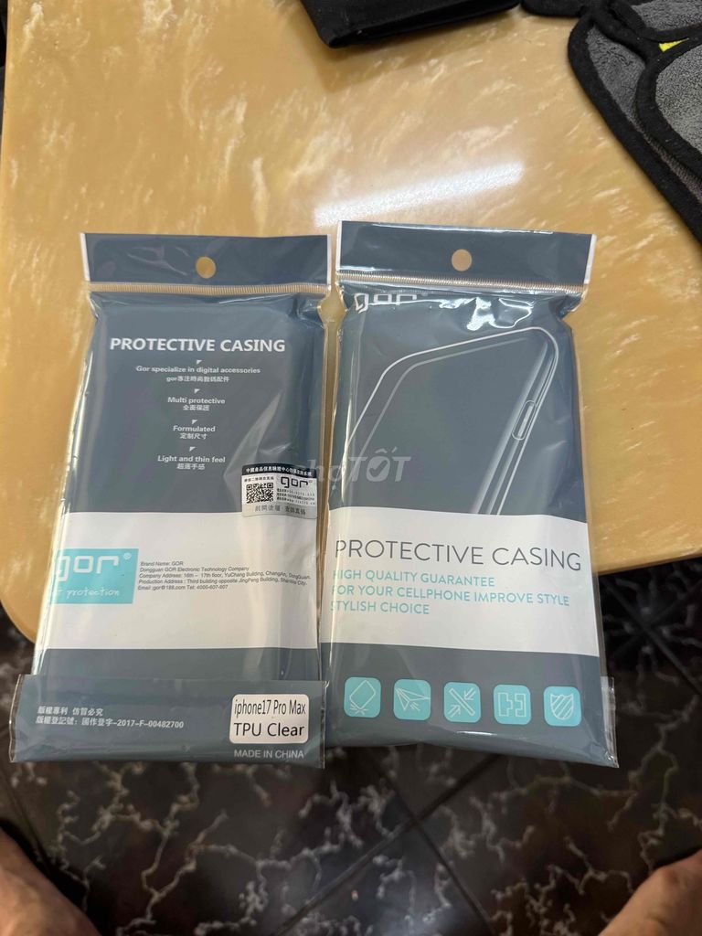 Ốp lưng GOR iPhone 17 Pro Max TPU dẻo Trong suốt. Mua bán Phụ kiện (Màn hình, Chuột...) tại Thành phố Vũng Tàu Bà Rịa - Vũng Tàu được đăng bởi Quốc Hưng hình 1