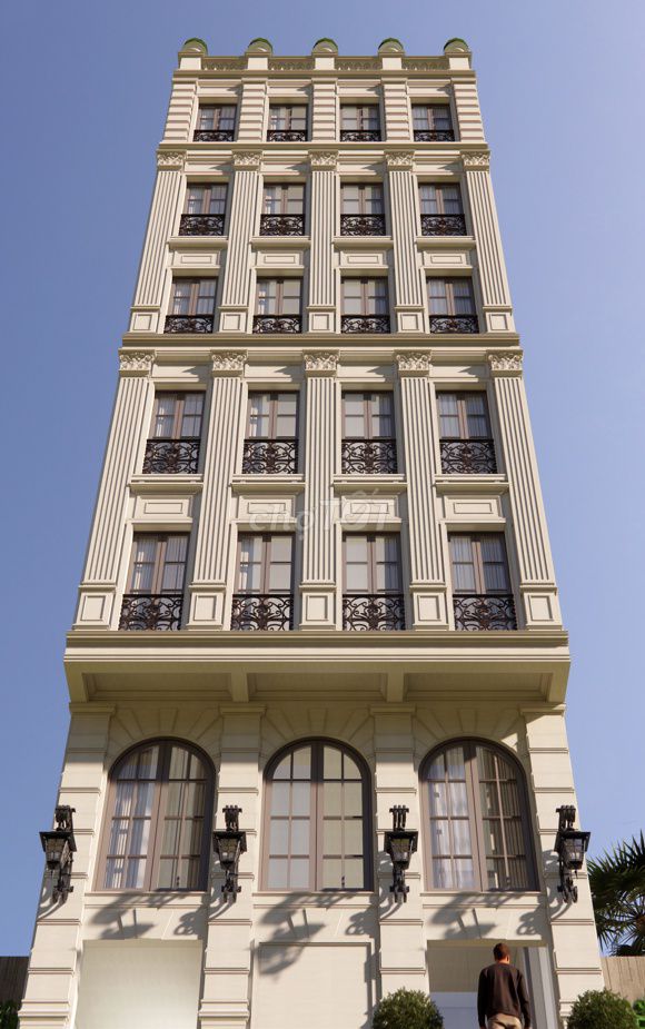 Bán khách sạn cổ điển pháp mới xây 07 nơ trang long 8 tầng Bán khách sạn cổ điển pháp mới xây 07 nơ trang long 8 tầng