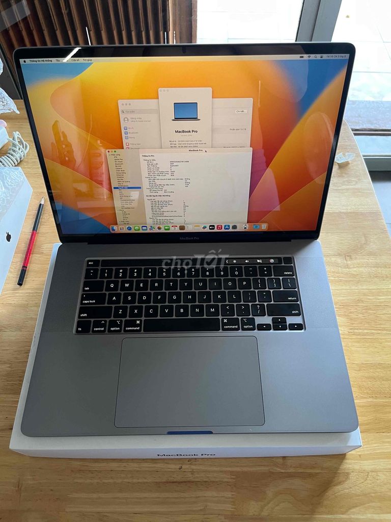 MacBook Pro 2019 16 inch i7 Ram 16gb Ssd 256gb. Mua bán Laptop tại Quận Sơn Trà Đà Nẵng được đăng bởi BƠ BƯ Macbook Cũ hình 1