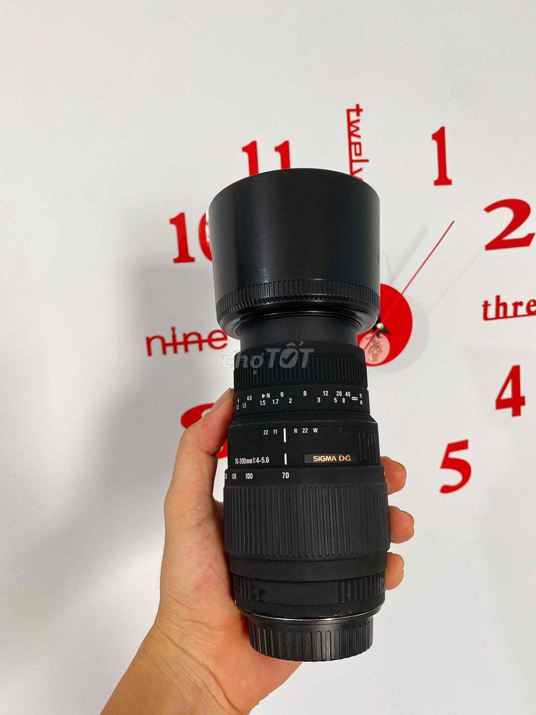 Lens Sigma 70-300DG cho canon. Mua bán Máy ảnh, Máy quay tại Quận Gò Vấp Tp Hồ Chí Minh được đăng bởi Hảo Huy hình 1
