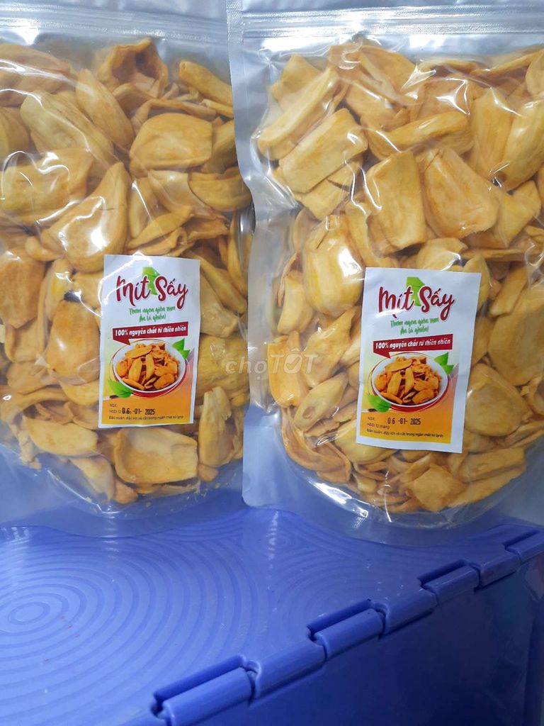 Mít sấy loại A 1kg được 2 bịch 500gr