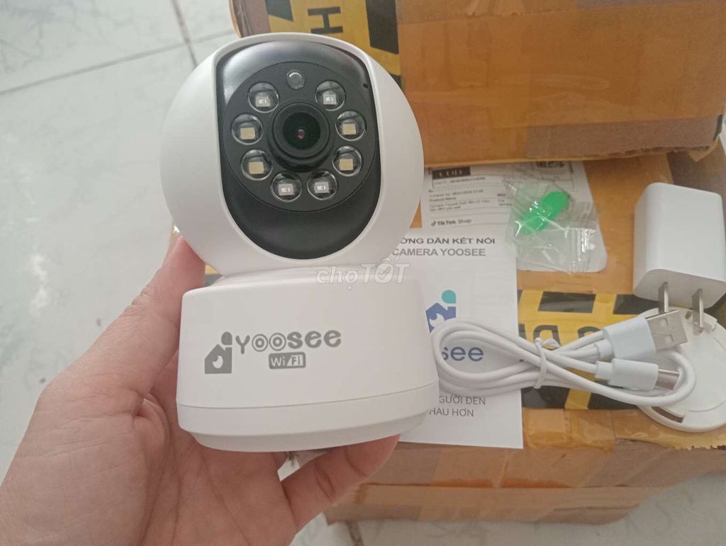 Camera an ninh Yoosee Wi-Fi Trắng. Mua bán Máy ảnh, Máy quay tại Quận 12 Tp Hồ Chí Minh được đăng bởi Huyền Diệu  camera  hình 1