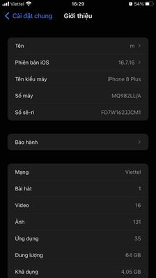 Apple iPhone 8 Plus 64GB Đã sử dụng