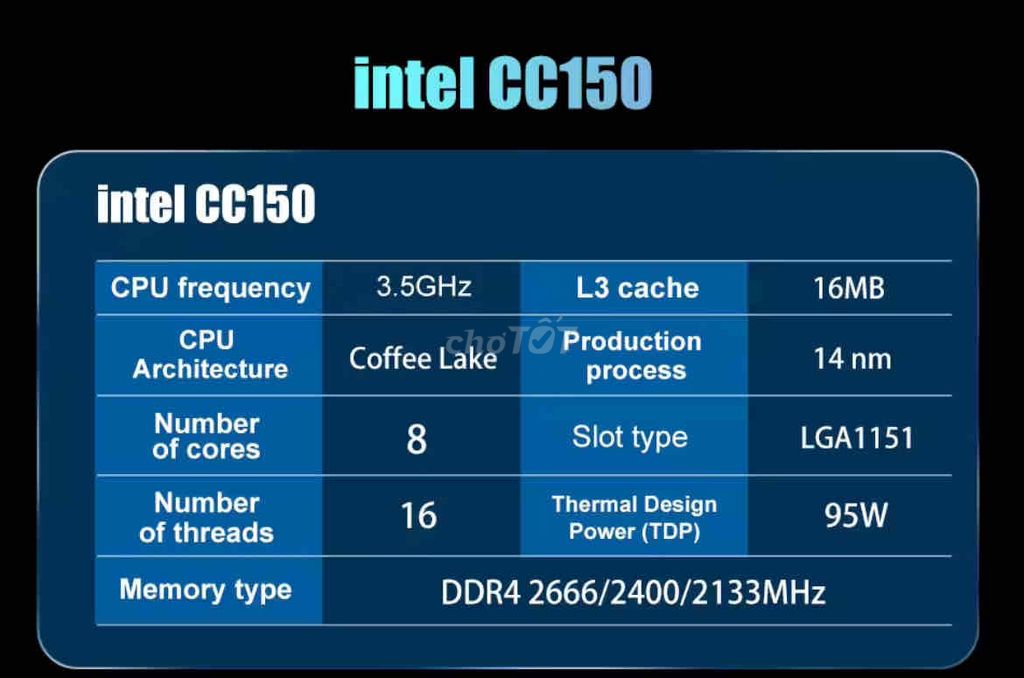 Intel CC150 - 8Core/16T