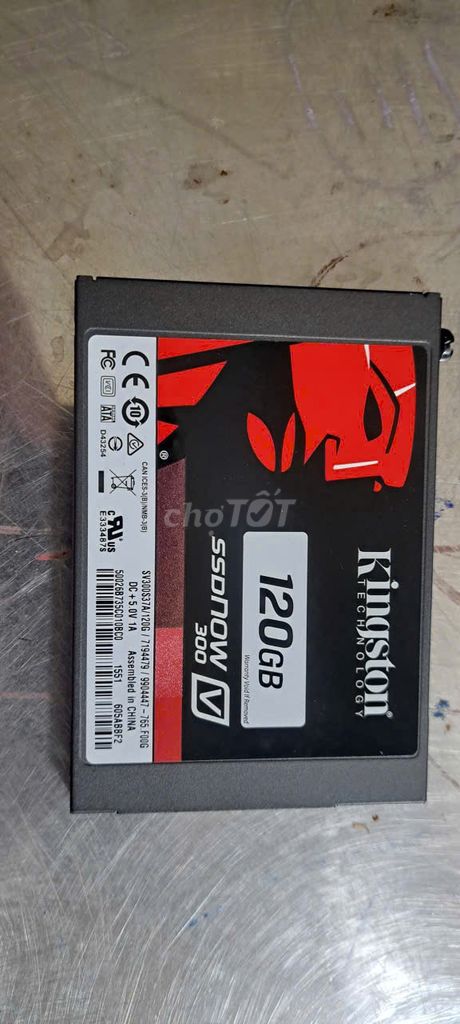 Ổ cứng SSD Kingston 120GB SATA Đã dùng. Mua bán Linh kiện (RAM, Card...) tại Quận Cái Răng Cần Thơ được đăng bởi Bin Bin hình 1