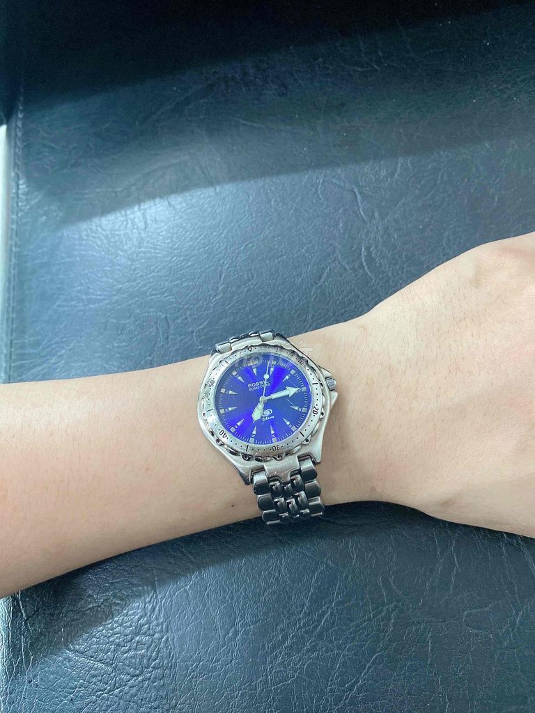đồng hồ fossil blue mỹ