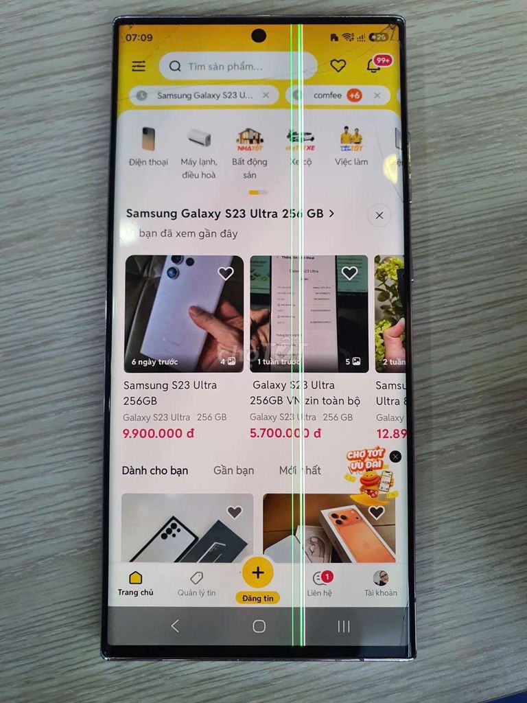 Samsung Galaxy S23 Ultra 256GB Tím hồng Hàn Quốc. Mua bán Điện thoại tại Huyện Hải Hậu Nam Định được đăng bởi Đạt hình 1
